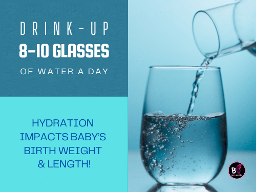 Drink up: 8-10 glasses of water a day for a healthy pregnancy! Pregnancy and importance of Hydration